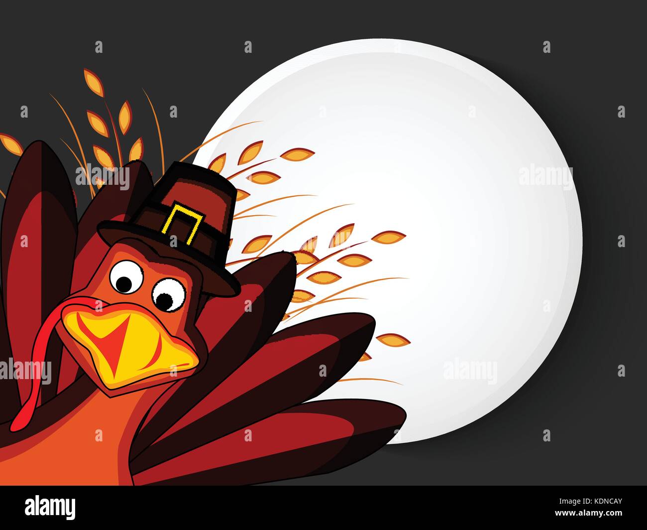 illustration of elements of thanksgiving background Stock Vector Image ...
