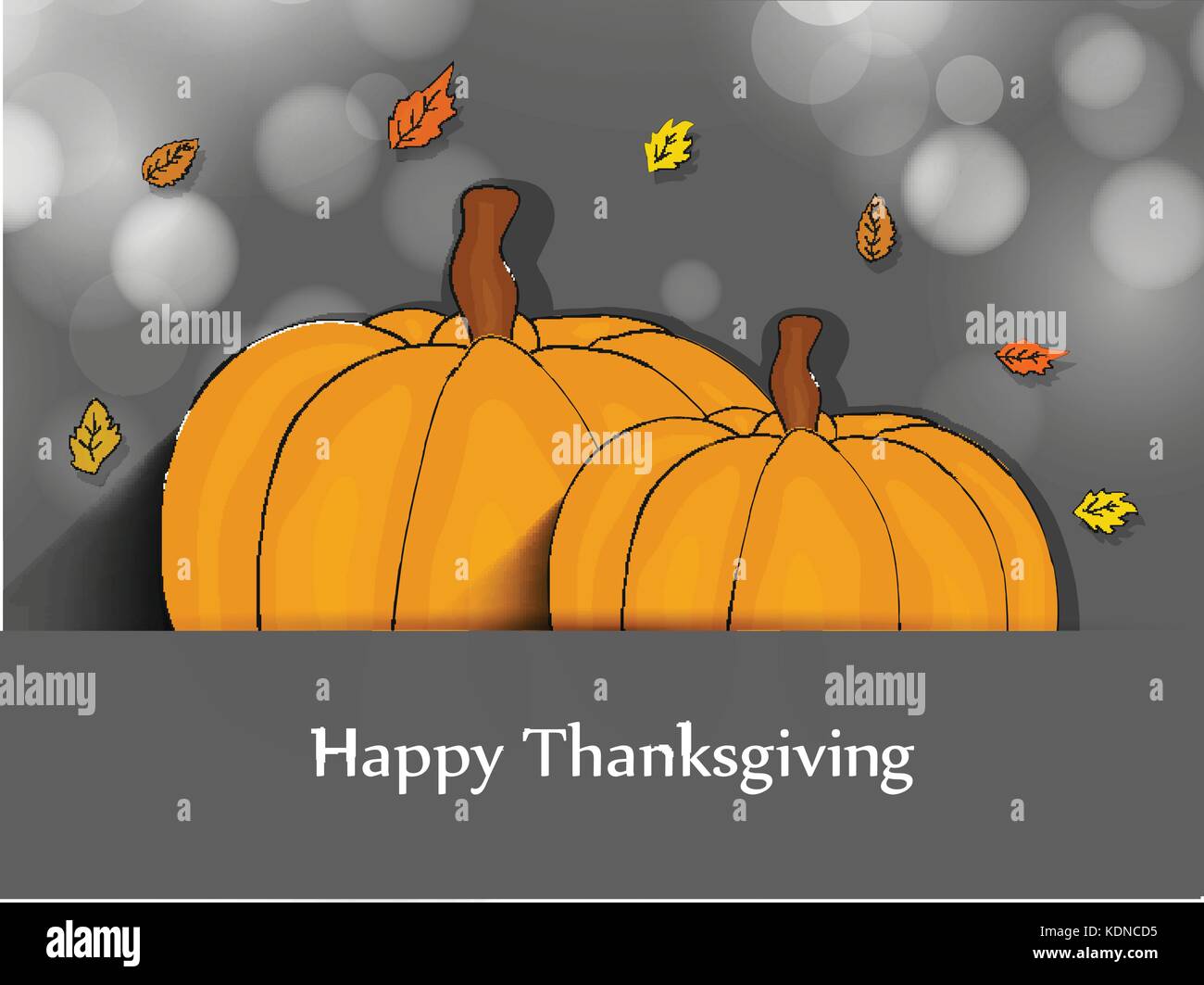 illustration of elements of thanksgiving background Stock Vector Image ...