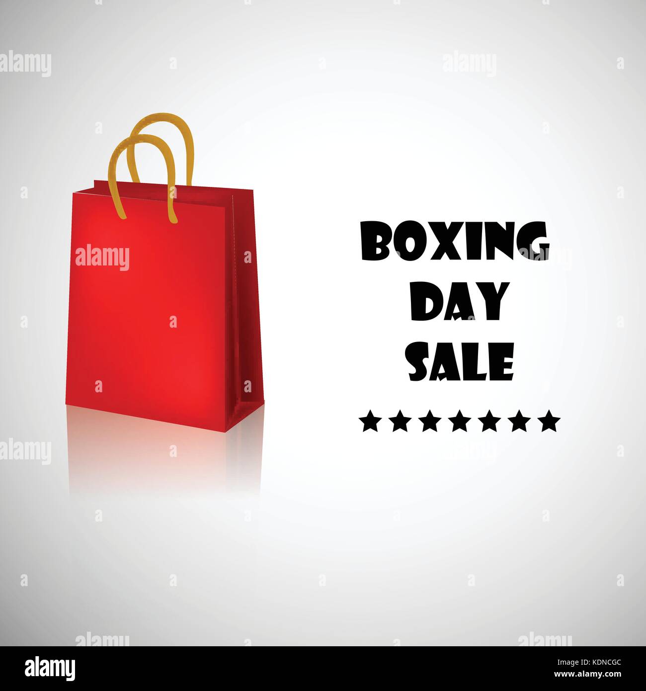 illustration of elements of Boxing Day Background Stock Vector Image