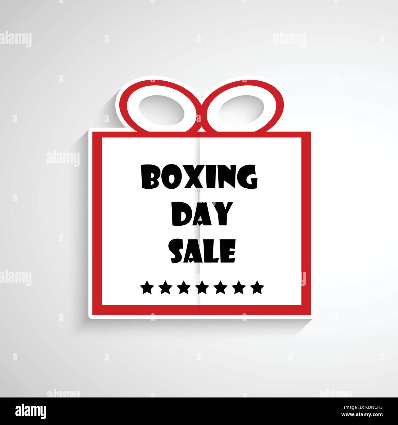 illustration of elements of Boxing Day Background Stock Vector Image