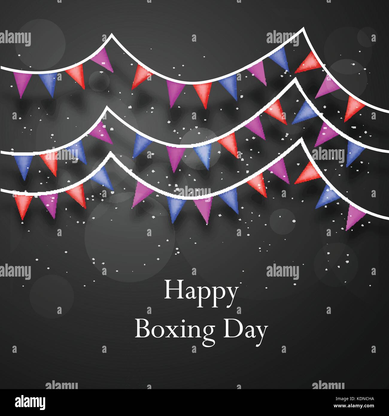 illustration of elements of Boxing Day Background Stock Vector Image