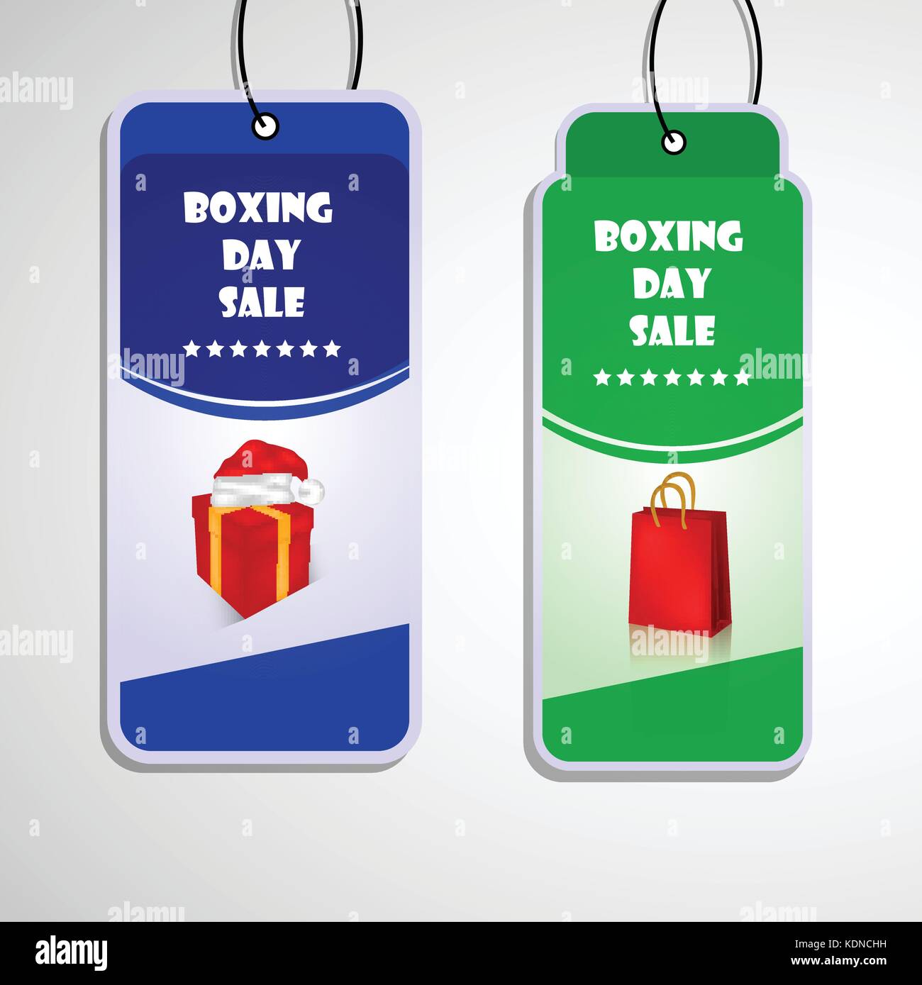 illustration of elements of Boxing Day Background Stock Vector Image