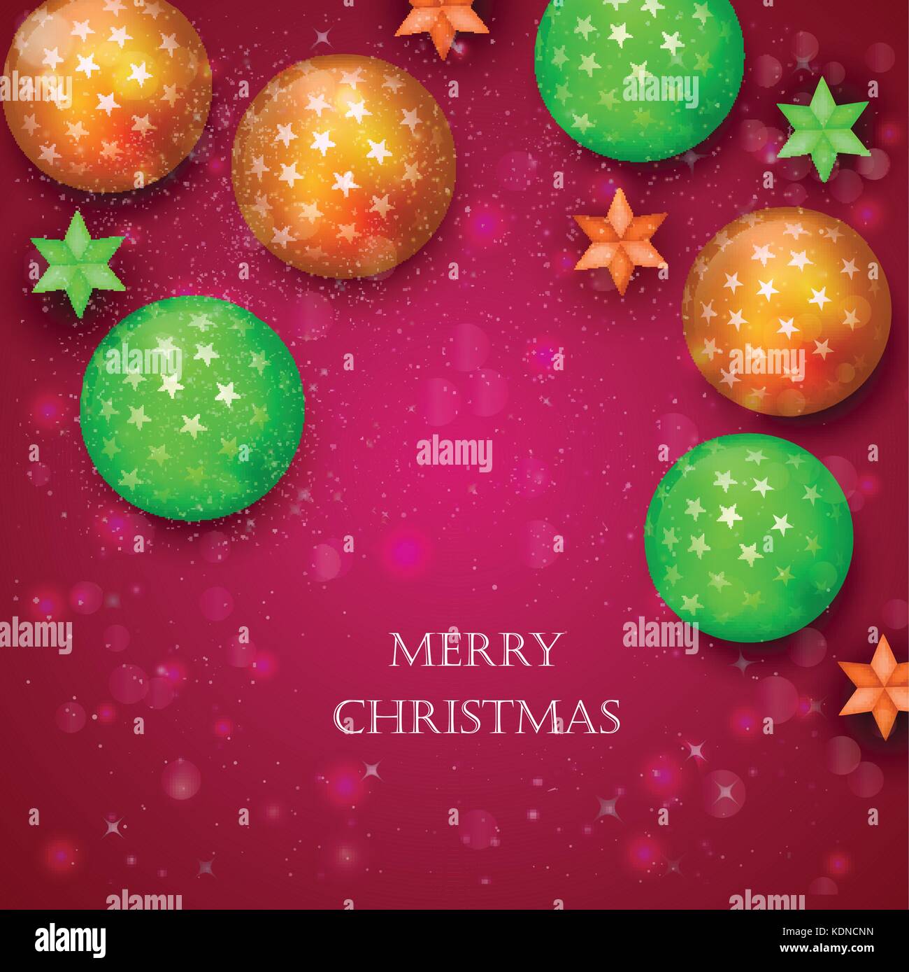 illustration of elements of Christmas Background Stock Vector Image ...