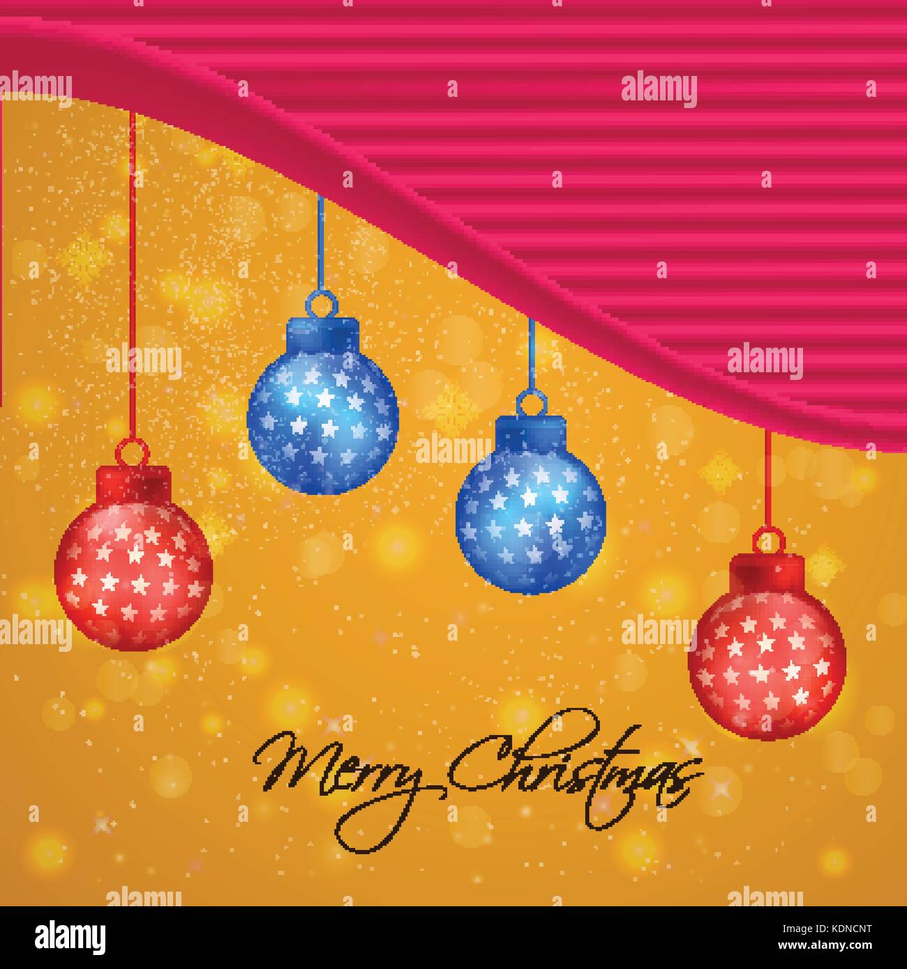 illustration of elements of Christmas Background Stock Vector Image ...