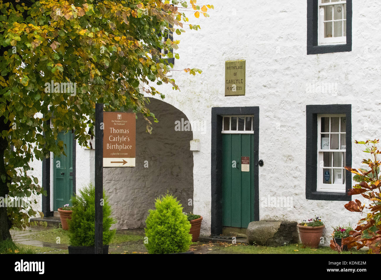 Thomas Carlyles Birthplace, Ecclefechan, Lockerbie, Scotland, UK Stock Photo