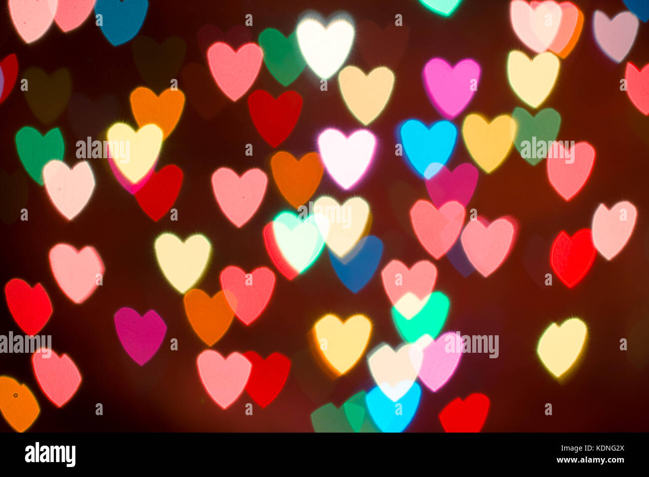 Heart bokeh background. Valentine's day background Stock Photo - Alamy