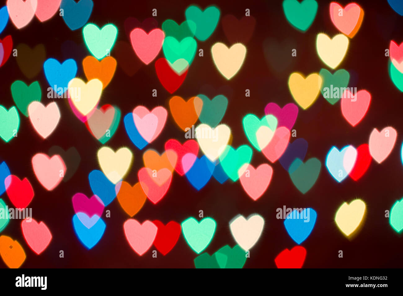 Heart bokeh background. Valentine's day background Stock Photo - Alamy