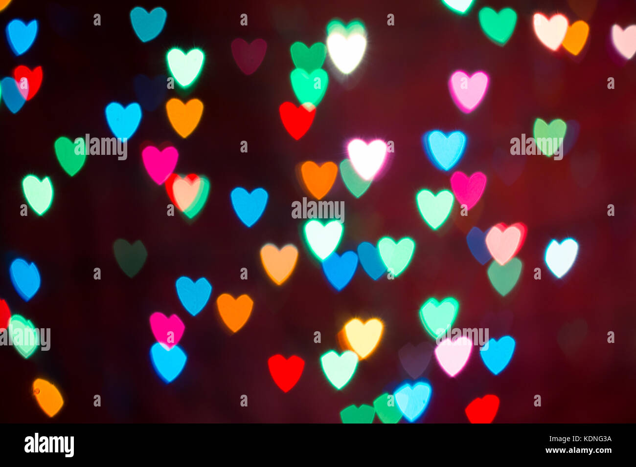 Heart bokeh background. Valentine's day background Stock Photo - Alamy