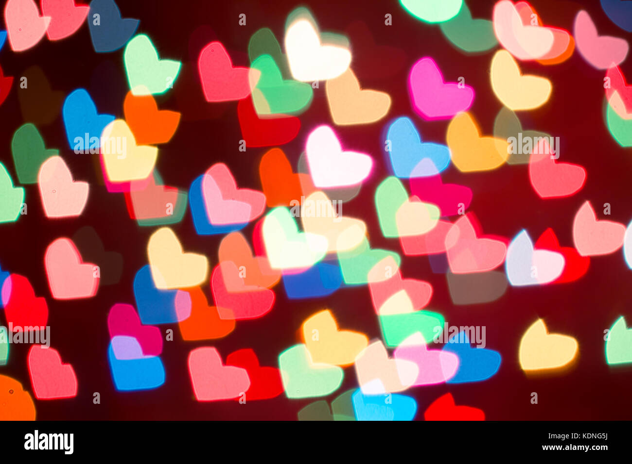 Heart bokeh background. Valentine's day background Stock Photo - Alamy
