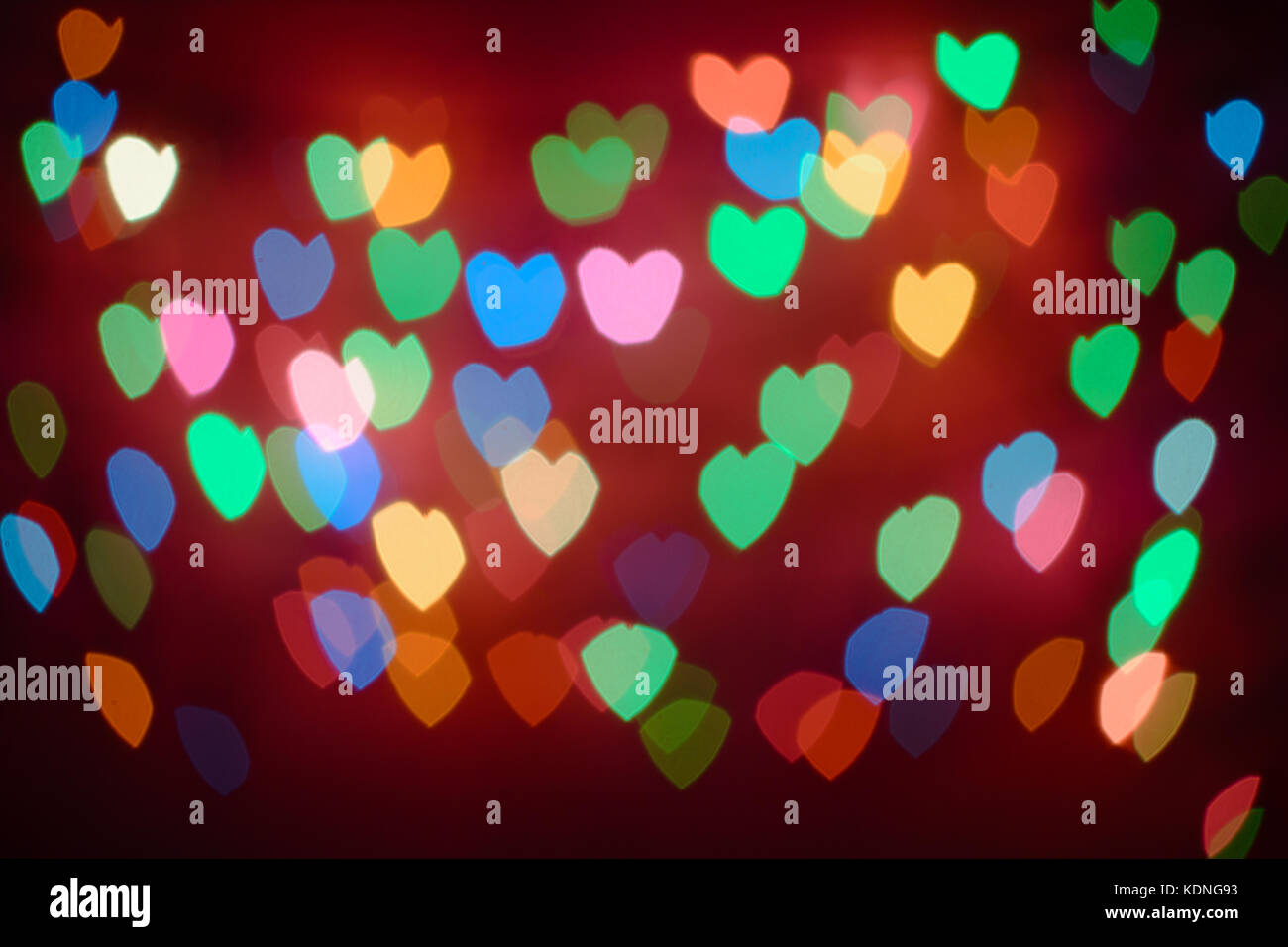 Heart bokeh background. Valentine's day background Stock Photo - Alamy