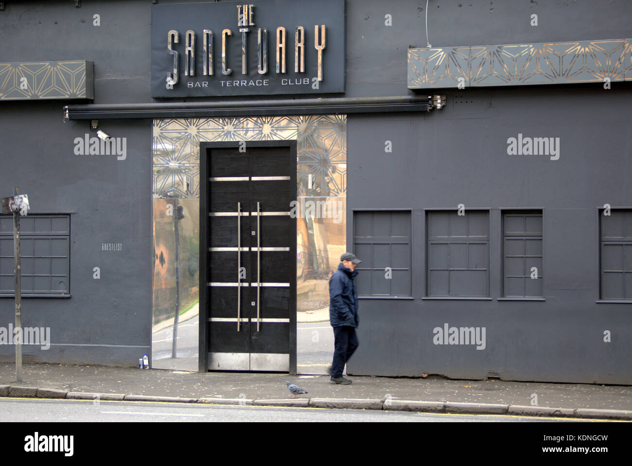 The Sanctuary is a multi-purpose bar and nightclub in Glasgow's West End. notorious for newsworthy events on dunbarton road, partick Glasgow Stock Photo
