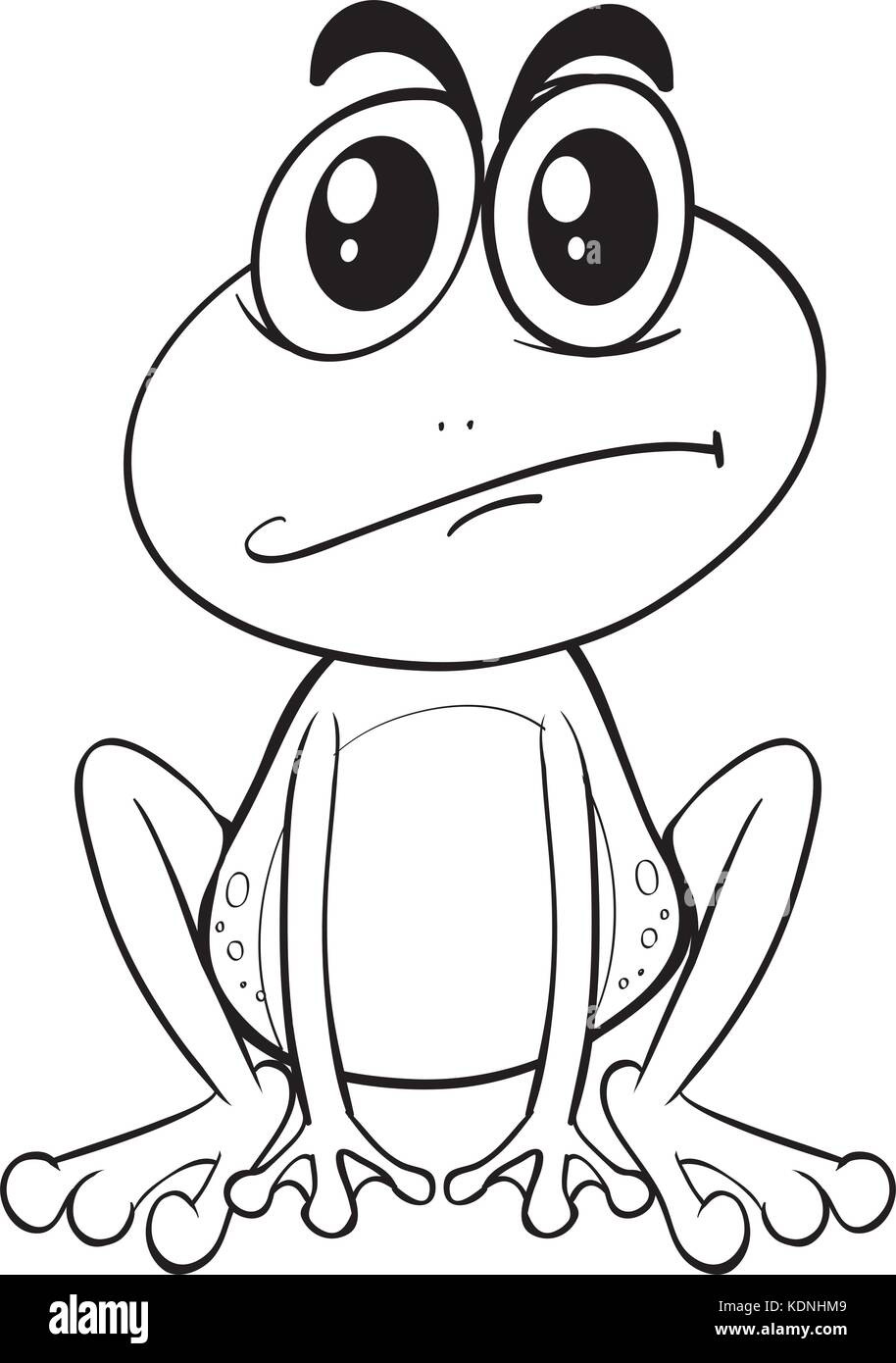 Animal doodle for frog illustration Stock Vector Image & Art - Alamy