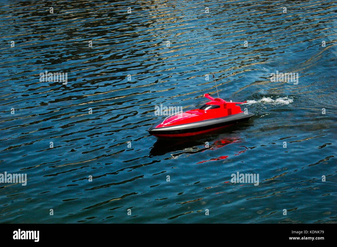 toy ship in water