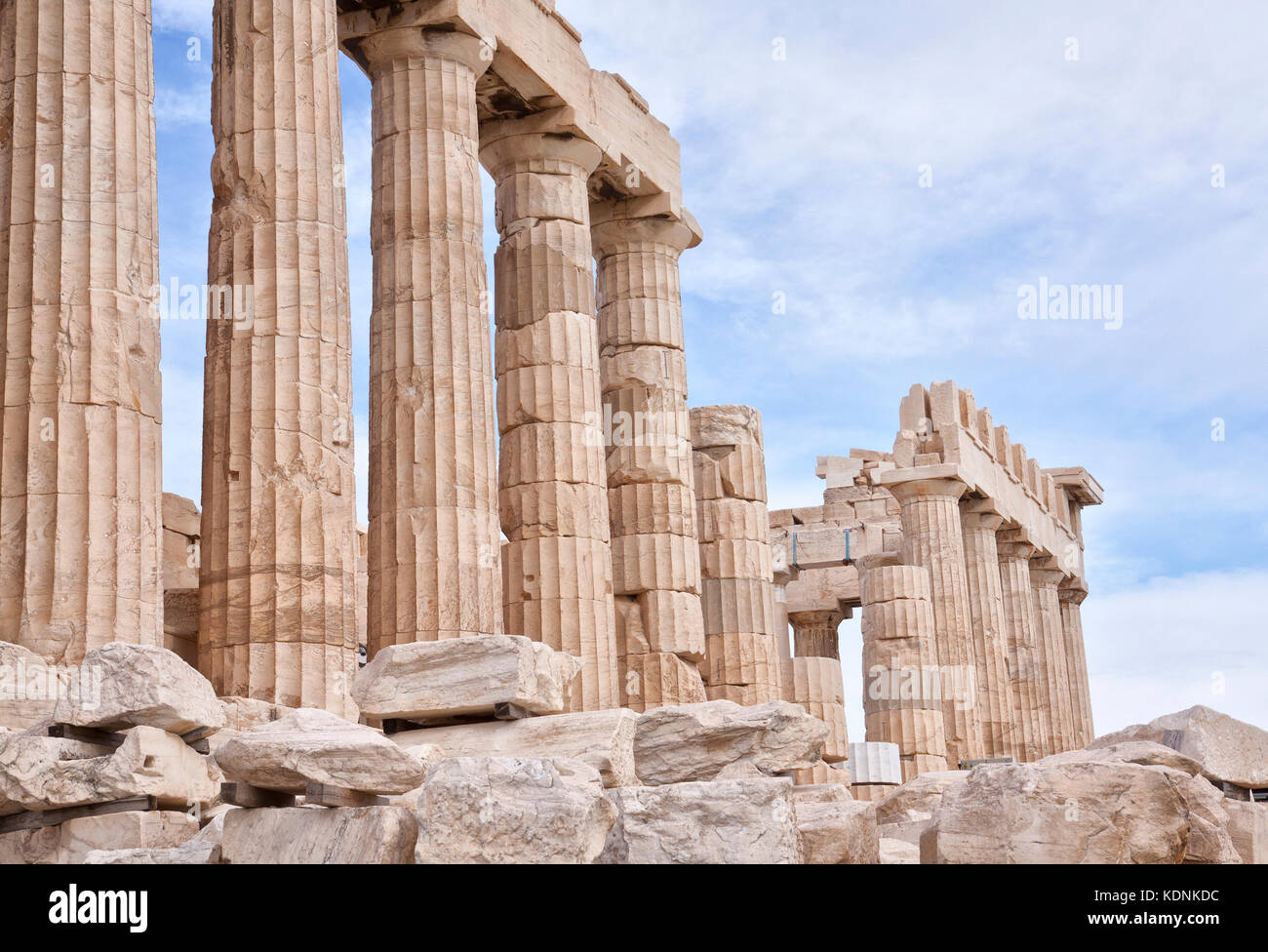 The Parthenon Is A Former Temple On The Athenian Acropolis, Greece ...