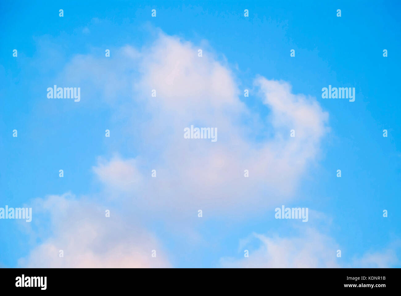 Nube con forma de animal, elefante Stock Photo