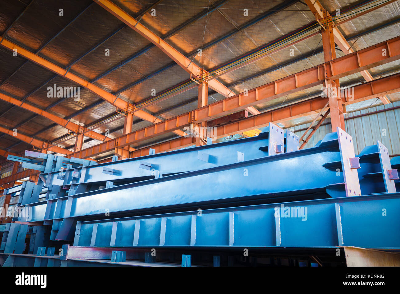 Large steel processing plant Stock Photo Alamy