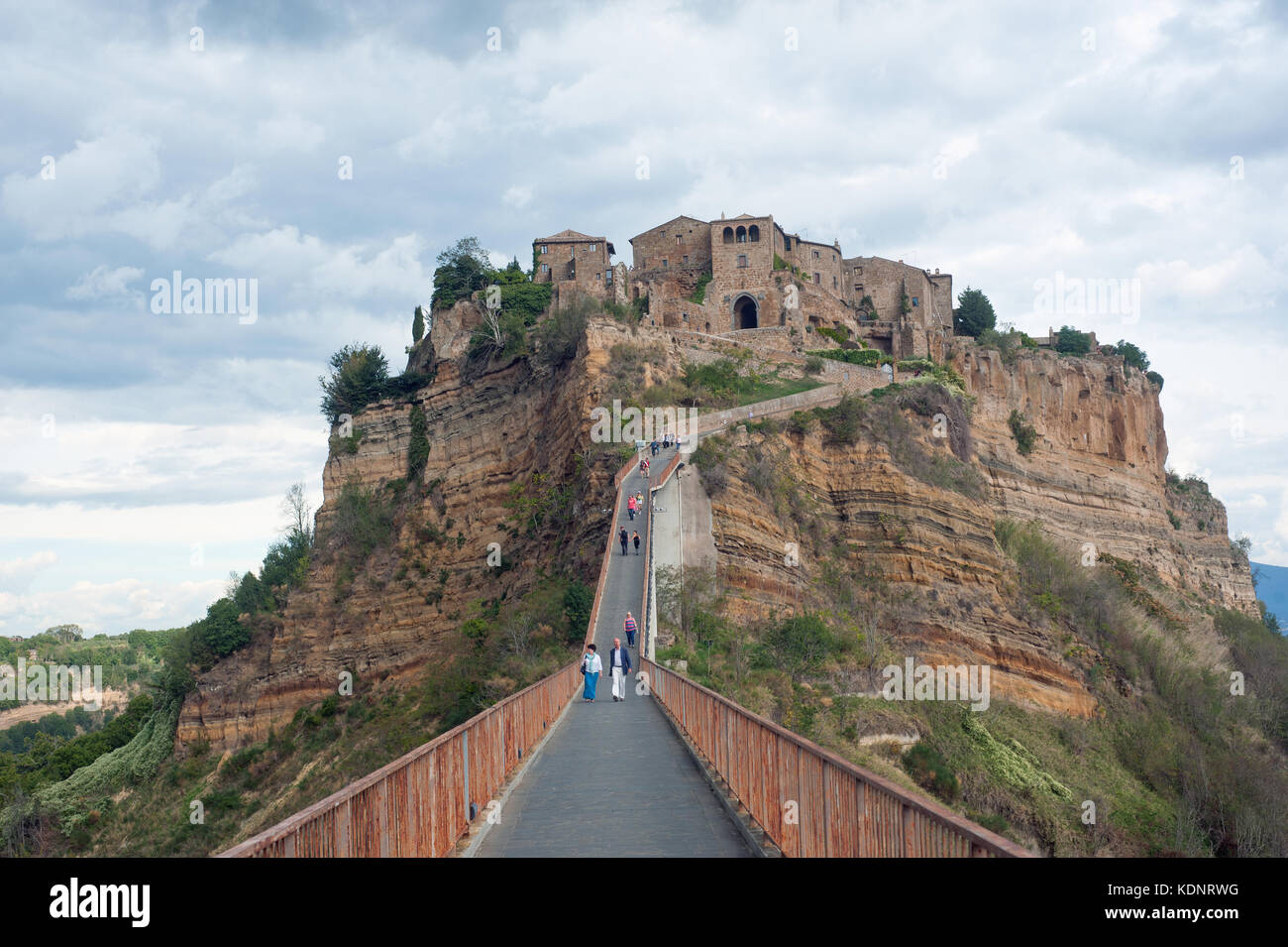 Civita di Bagnoregio, the dying city near Rome, Italy Stock Photo