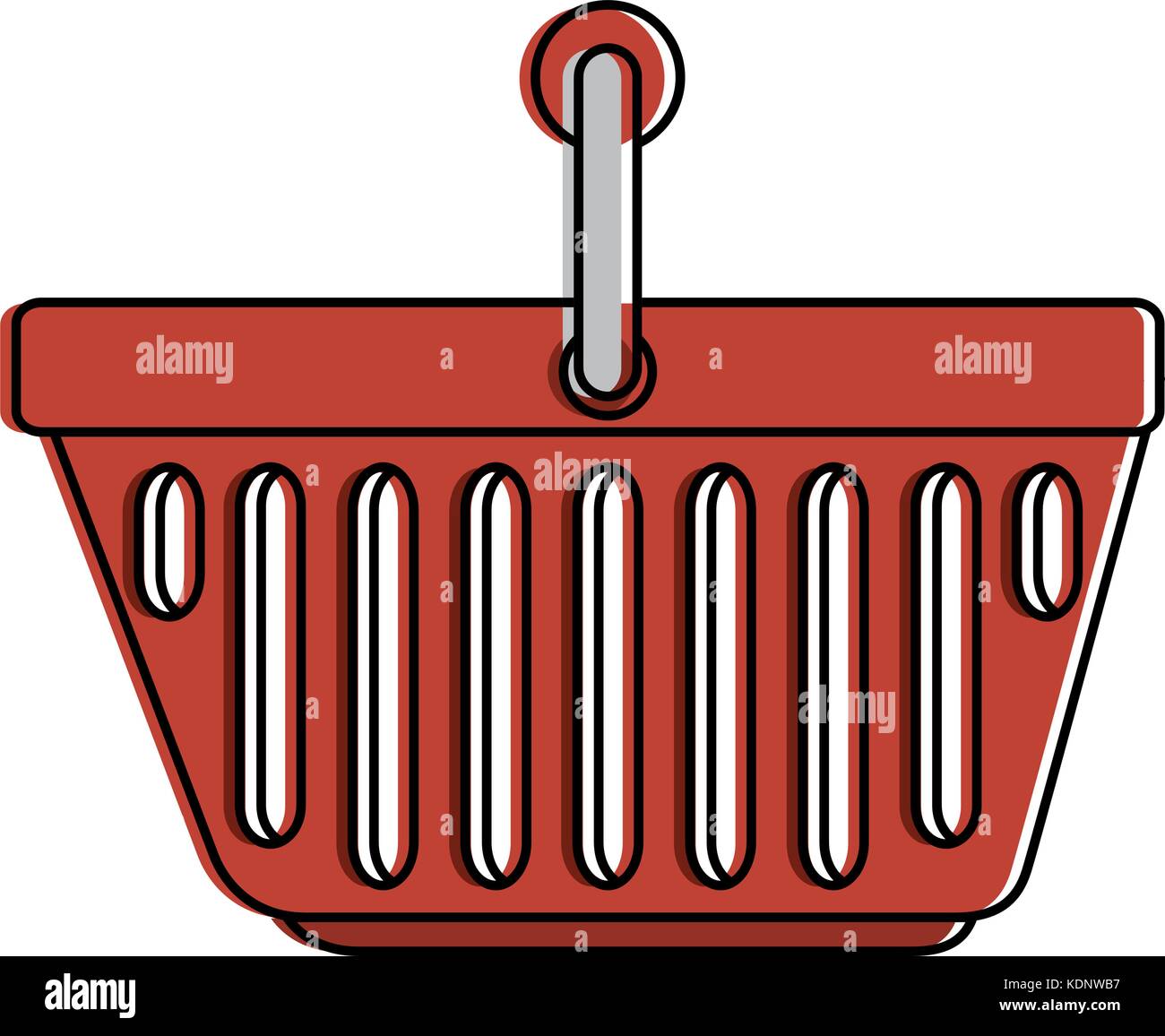 shopping basket isolated icon Stock Vector Image & Art - Alamy