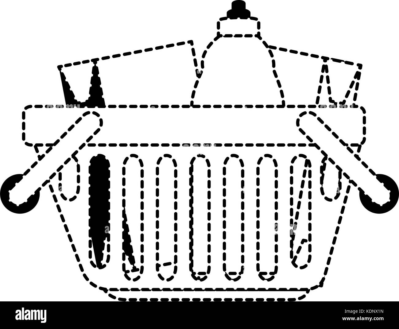 shopping basket with products Stock Vector Image & Art Alamy