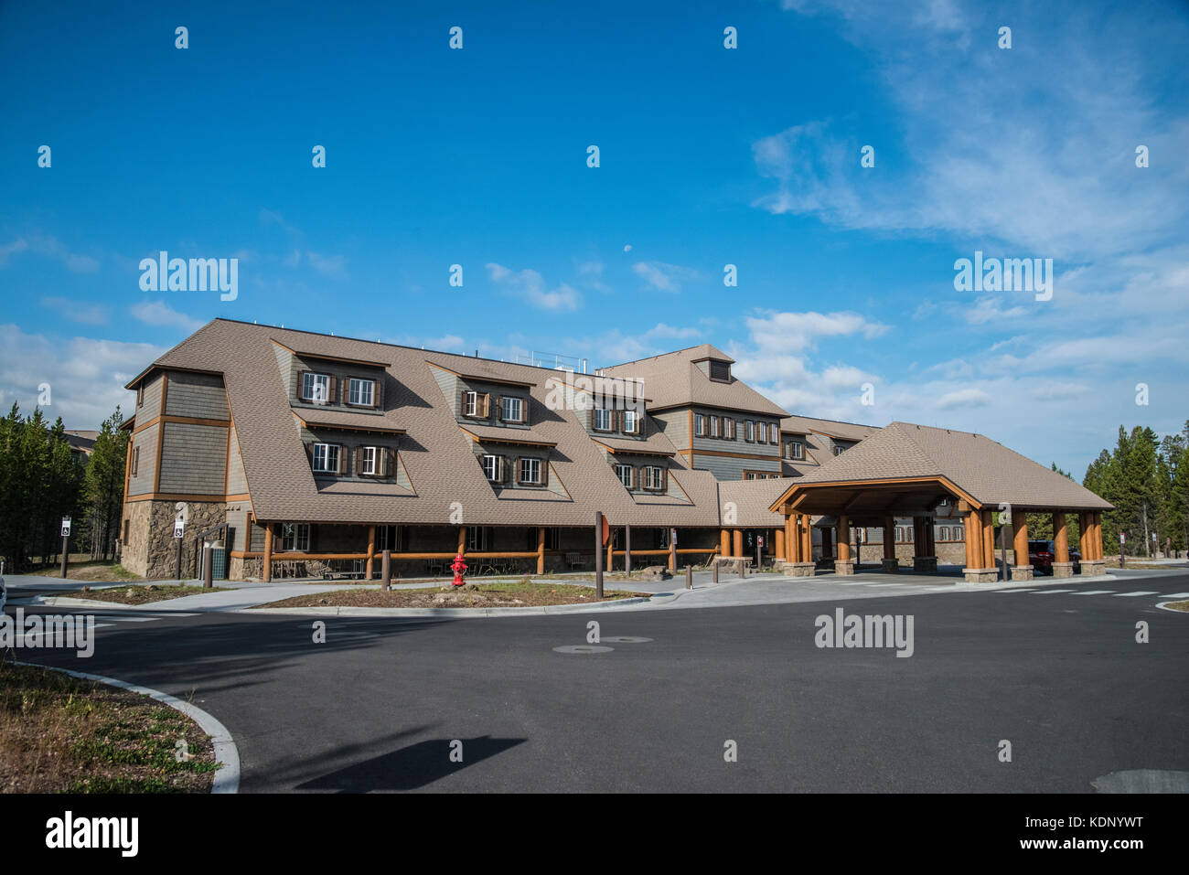 Yellowstone Lodge Wyoming Hotel Stock Photos Yellowstone Lodge