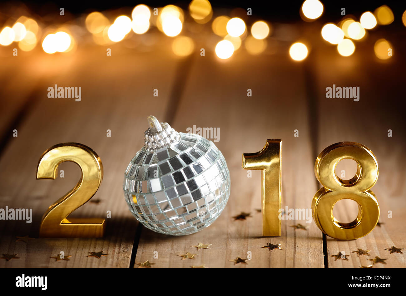 New year 2018 celebration,new year concept. Stock Photo