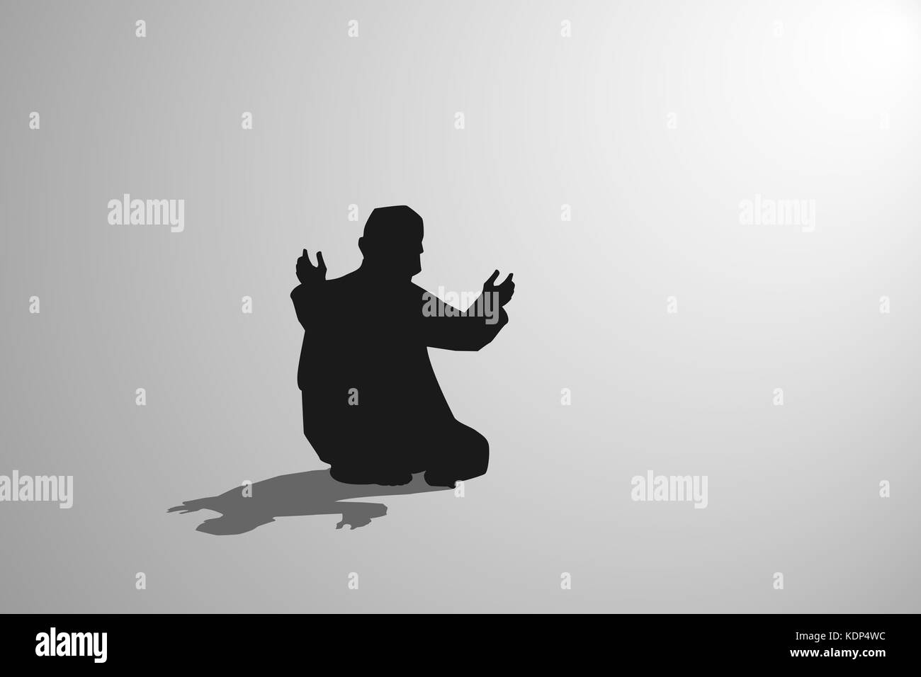 Islamic man praying Muslim Prayer Stock Photo Alamy