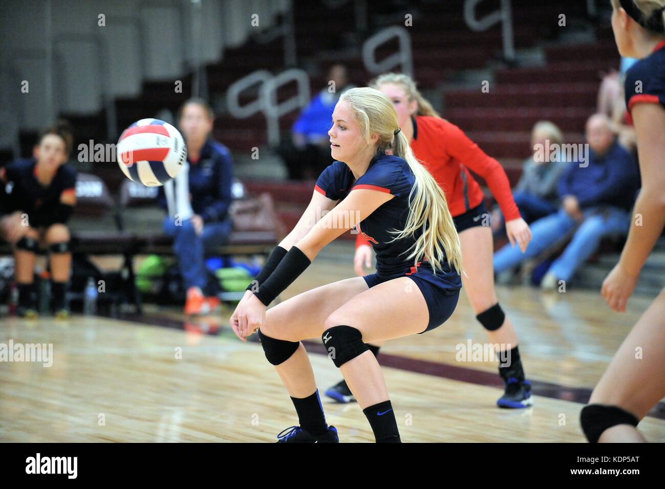 ladies volleyball match