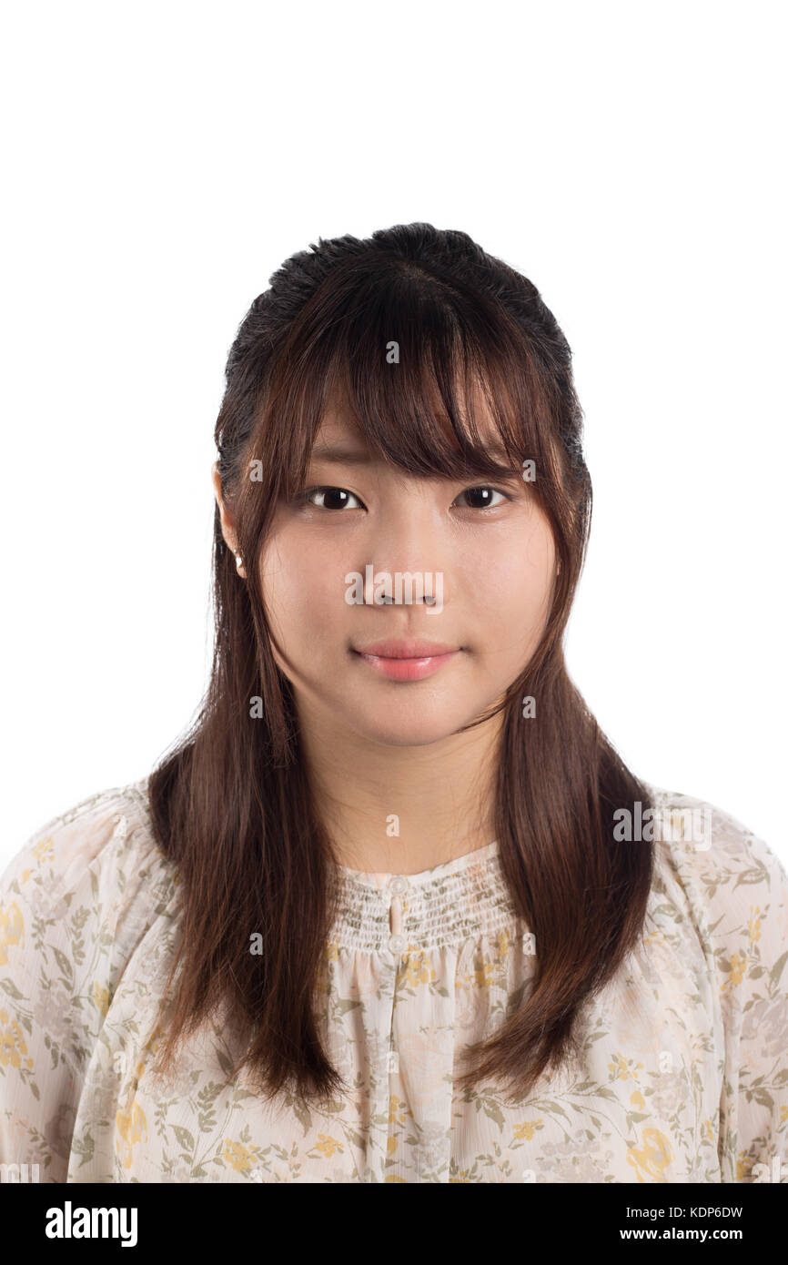 Asian woman portrait Stock Photo - Alamy
