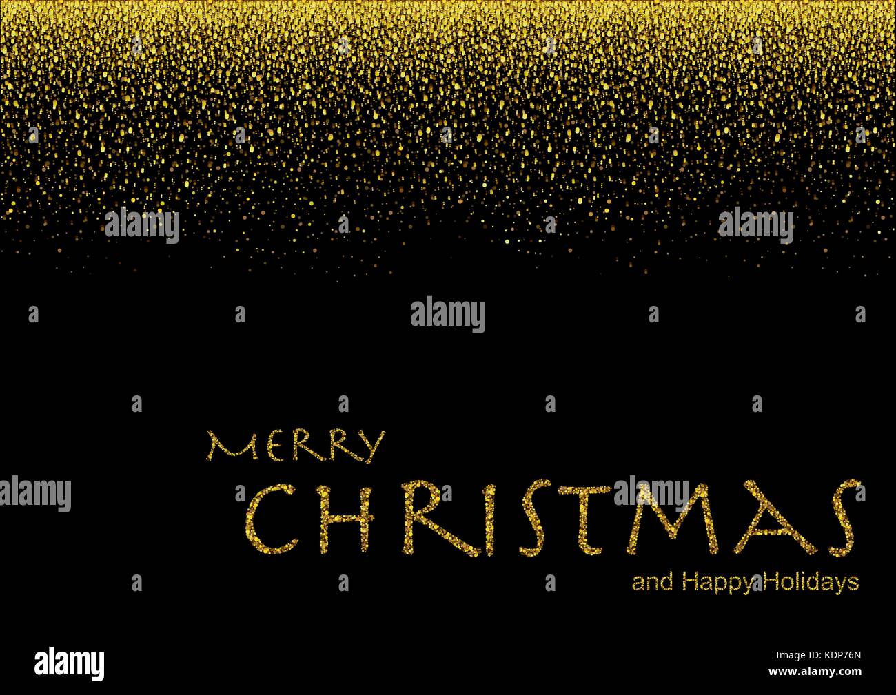 Gold Glitter Sparkle Christmas Background Stock Vector Image & Art Alamy