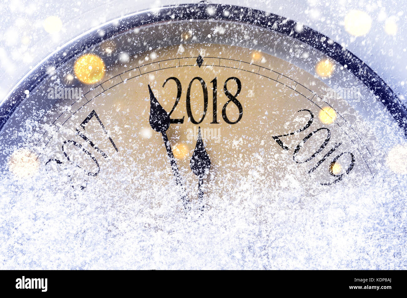 Countdown to midnight stock photo alamy