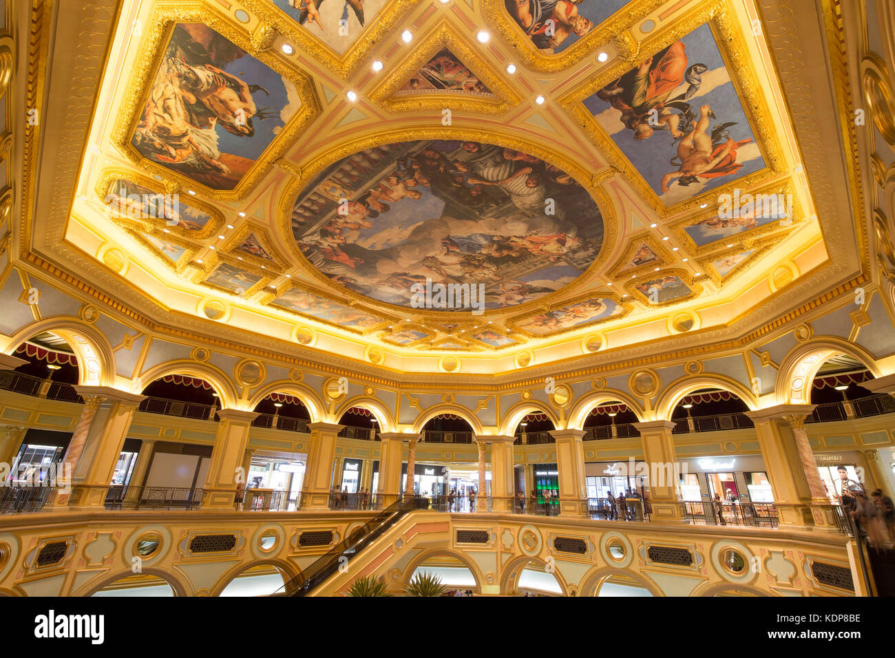 Macau,China - August,4,2016:Venetian hotel is a famous building in Macau China. Stock Photo