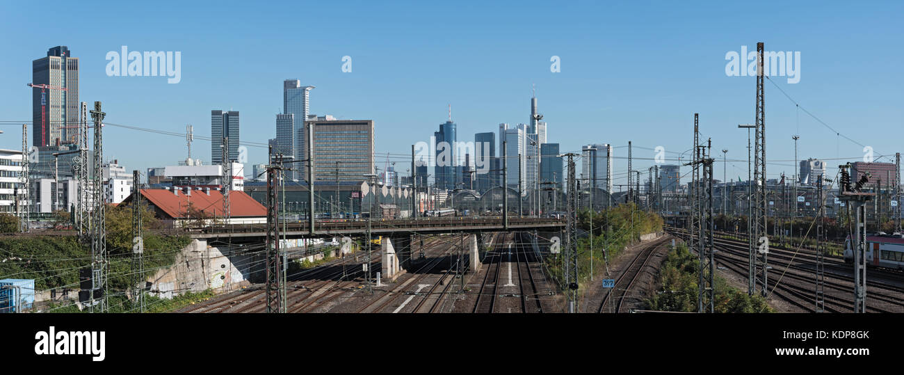 Panorama of frankfurt main hi-res stock photography and images - Alamy