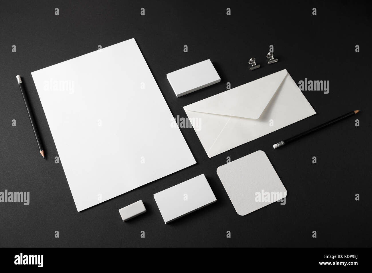 Blank stationery set with plenty of copy space for placing your design ...