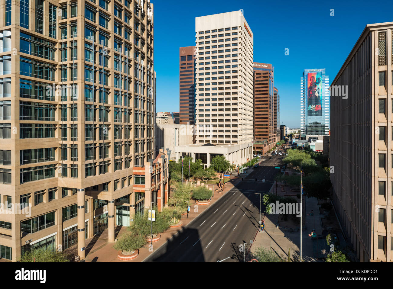 Downtown Phoenix Buildings Stock Photo