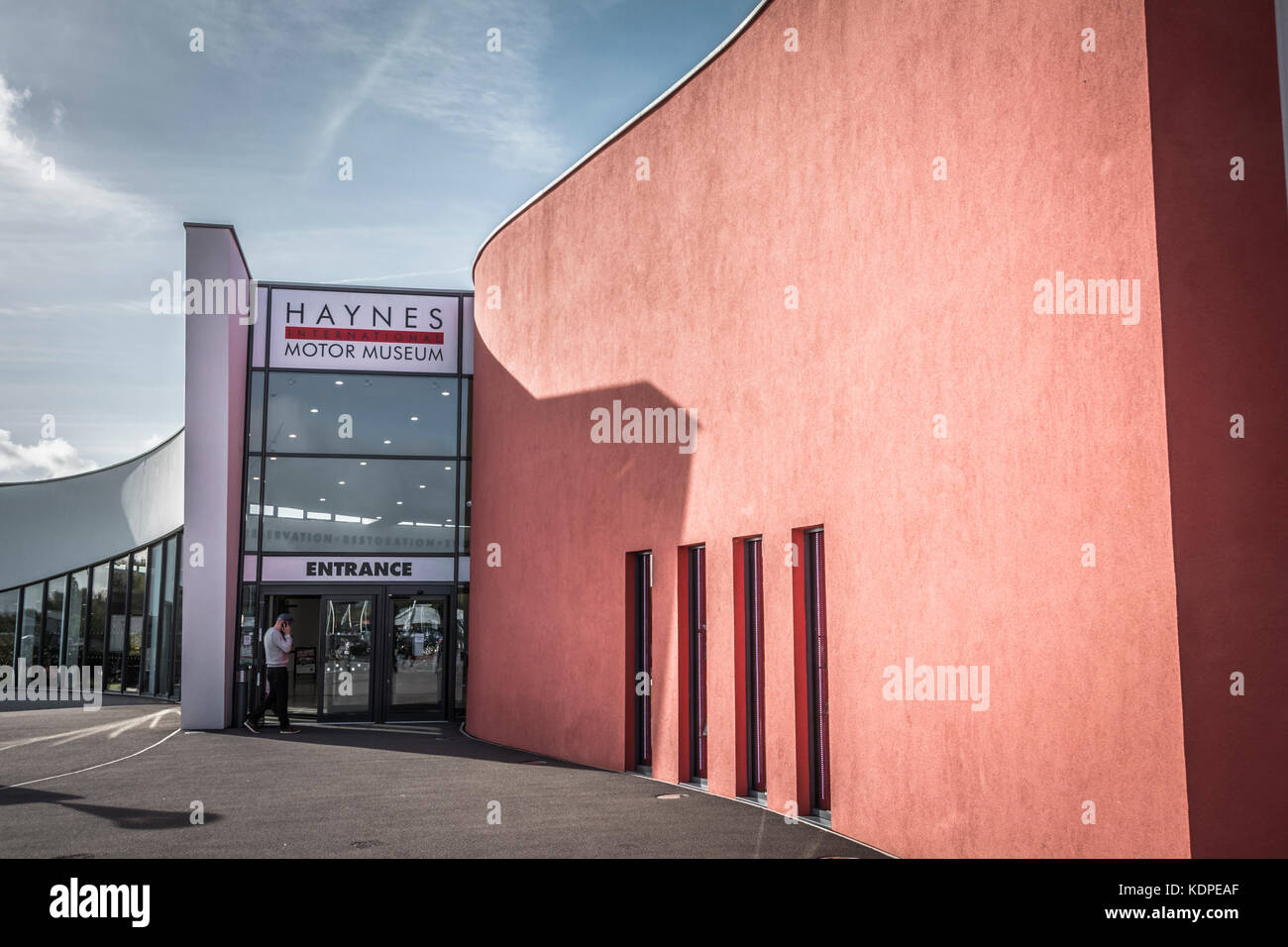 Exterior of Haynes International Motor Museum in Sparkford near Yeovil