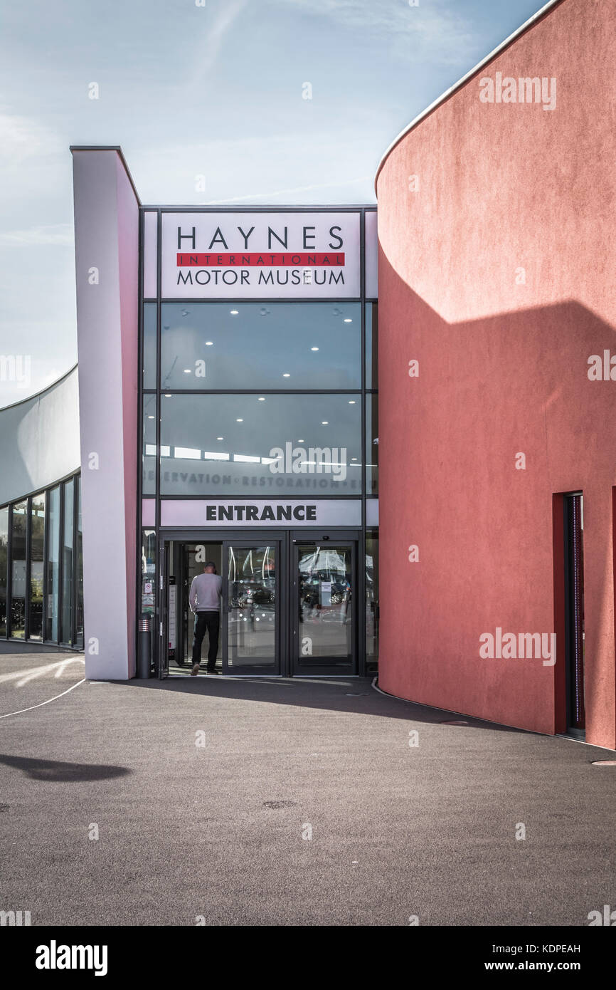 Exterior of Haynes International Motor Museum in Sparkford near Yeovil