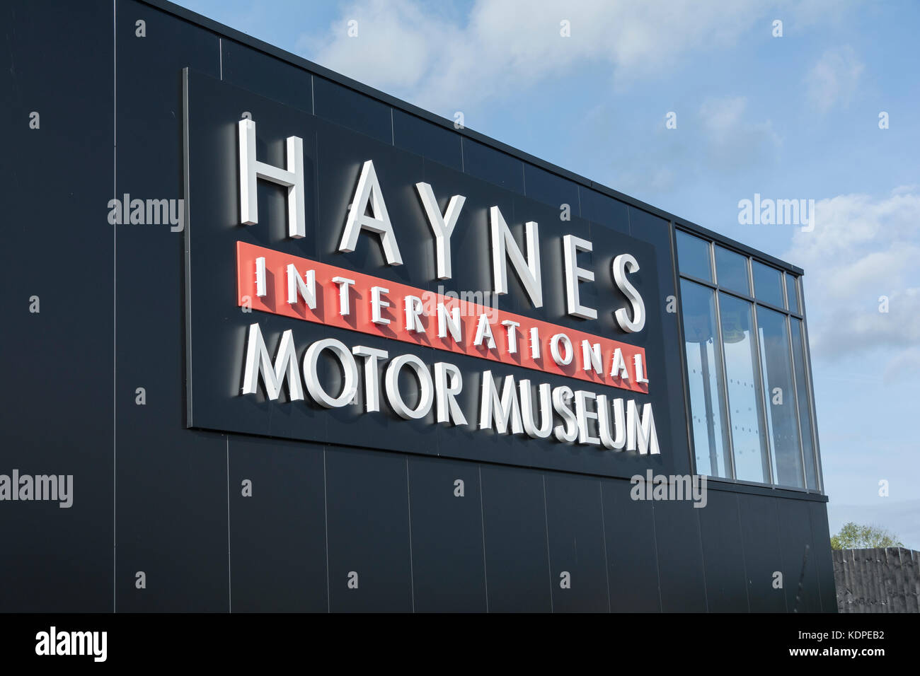 Exterior of Haynes International Motor Museum in Sparkford near Yeovil