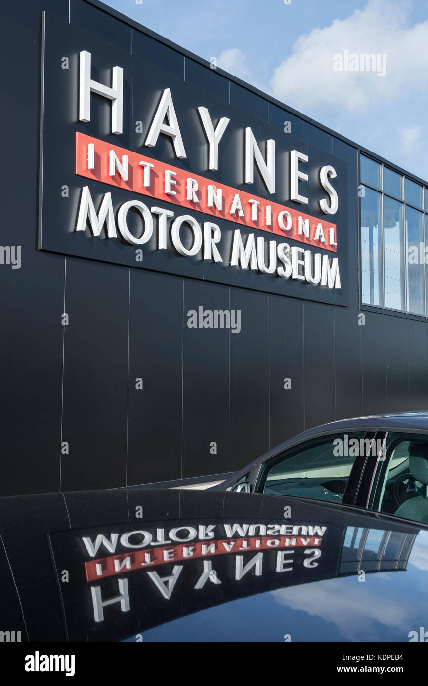 Exterior of Haynes International Motor Museum in Sparkford near Yeovil