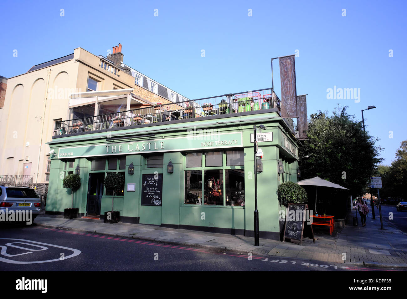 The Castle Pub in London, England Stock Photo Alamy