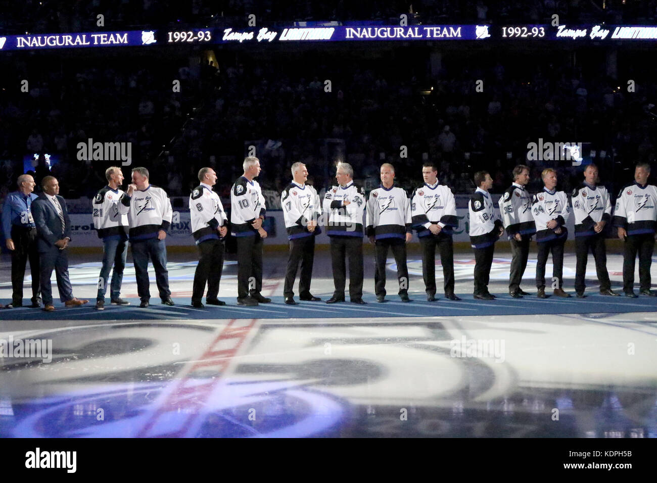 Tampa bay lightning inaugural game hires stock photography and images Alamy
