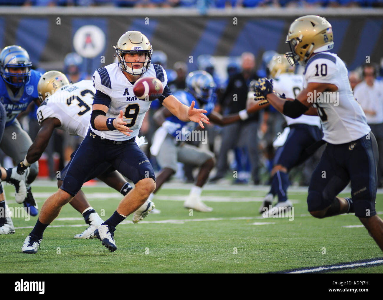 Liberty Bowl Memorial Stadium. 14th Oct, 2017. TN, USA; NAVY