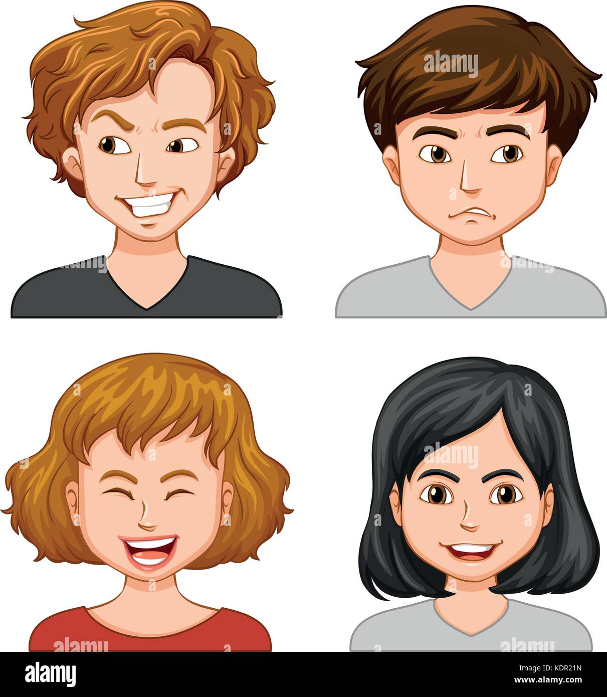 Man different faces emotions hi-res stock photography and images - Alamy