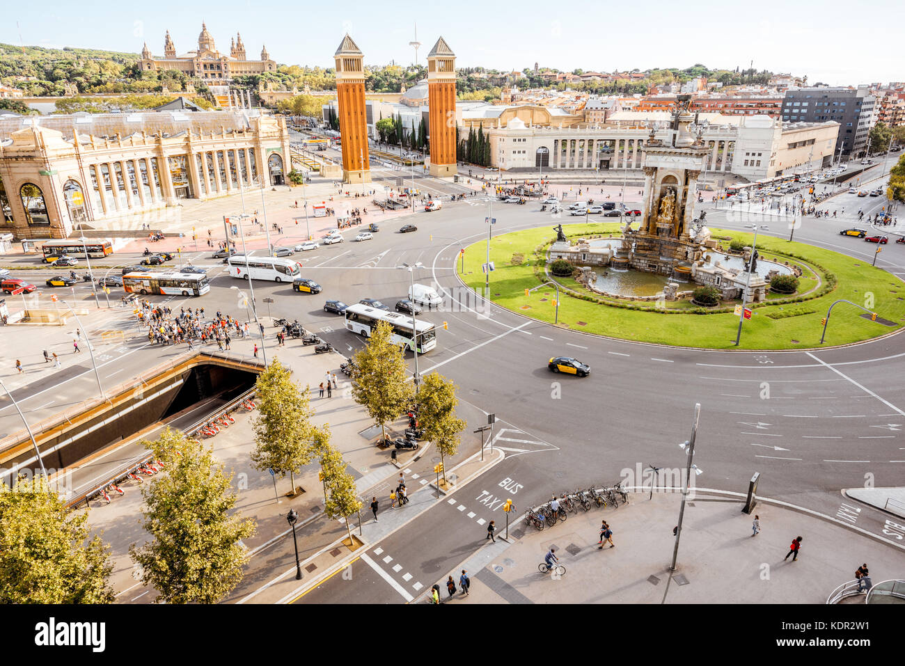 Barcelona city view Stock Photo - Alamy