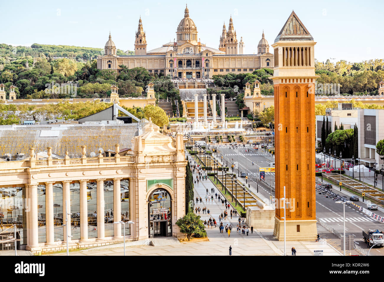 Barcelona city view Stock Photo - Alamy