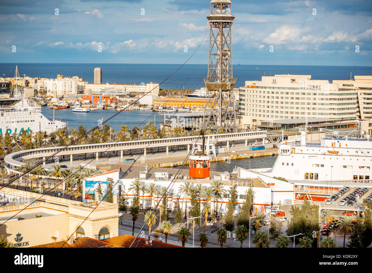 Barcelona cityscape view Stock Photo - Alamy