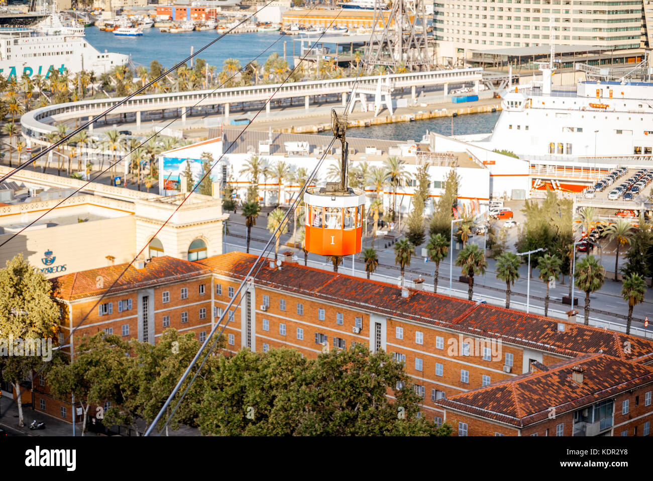 Barcelona cityscape view Stock Photo - Alamy