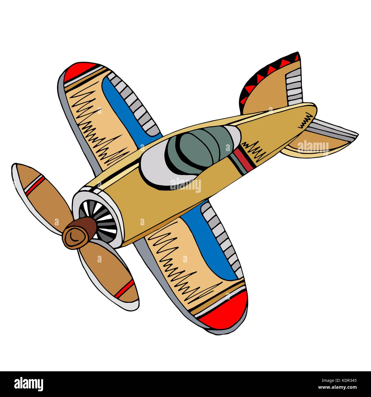 Retro cartoon airplane. Vector illustration. Sketch hand drawn Stock Vector Image & Art - Alamy Retro cartoon airplane. Vector illustration. Sketch hand drawn Stock Vector Image & Art - Alamy