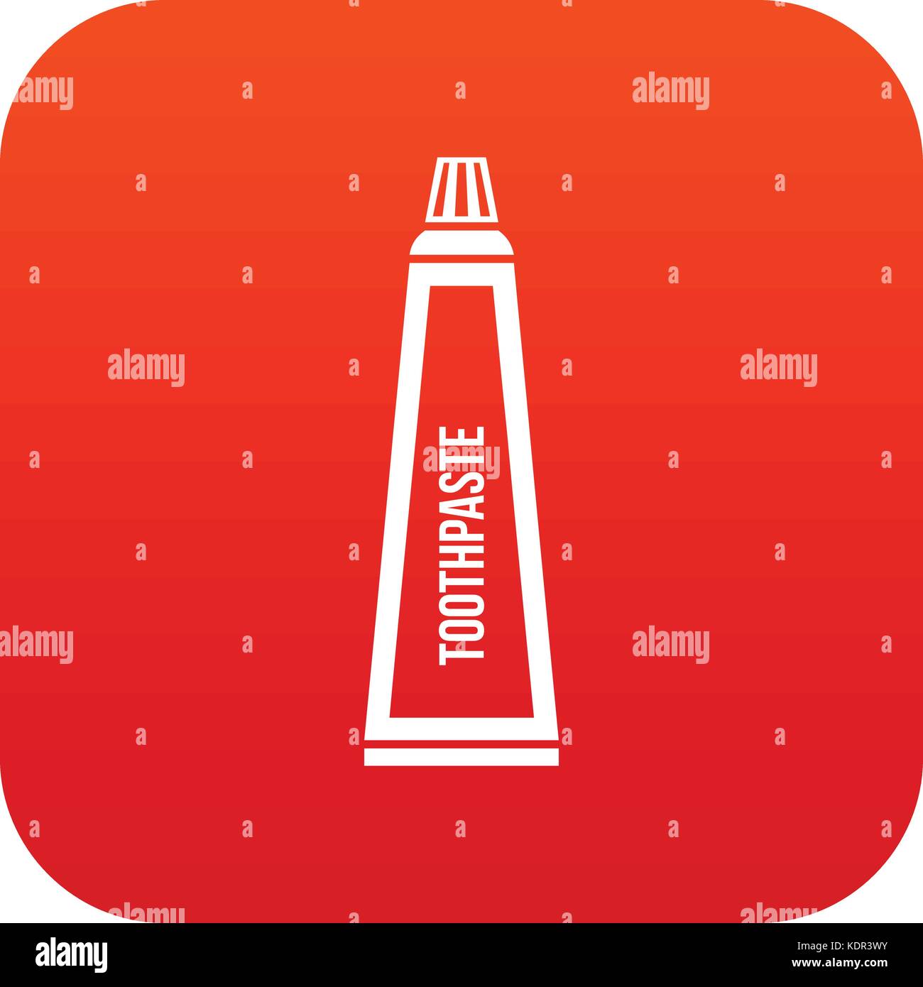 Toothpaste in tube icon digital red Stock Vector Image & Art - Alamy