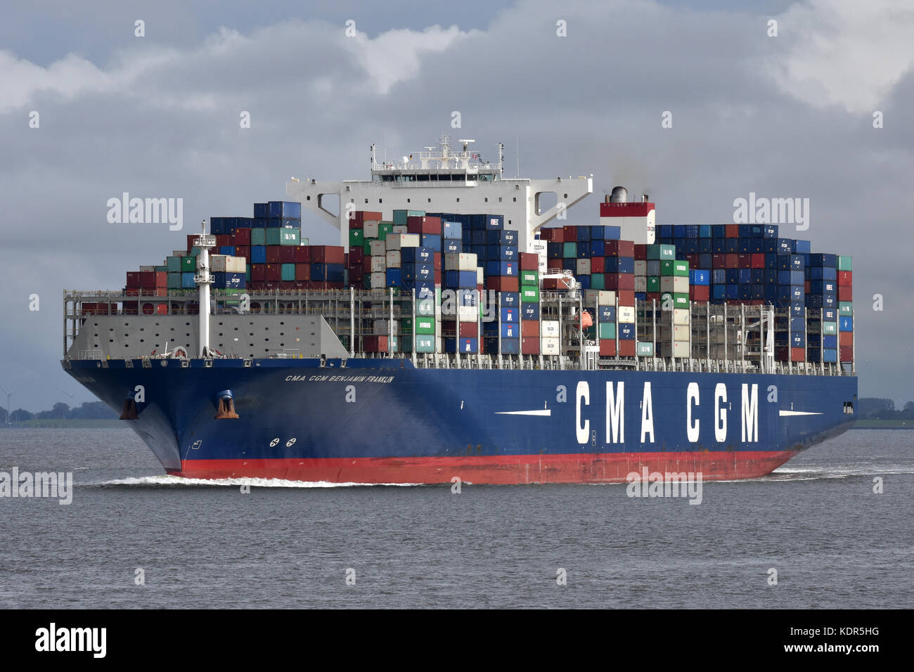 Cma Cgm Benjamin Franklin Container Ship, Imo 9706891 – TASEAL
