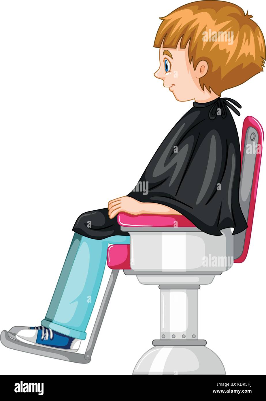 Hairdresser Chair And Illustration Stock Photos Hairdresser